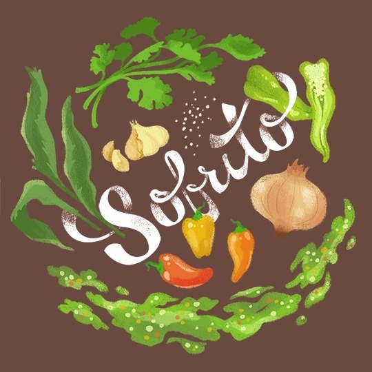 Sofrito — by Jessica Fisher #illustration #veg #greens