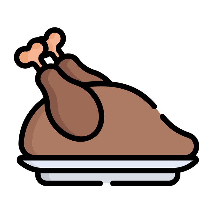 See more icon inspiration related to chicken, turkey, roast chicken, turkey leg, chicken leg and food on Flaticon.