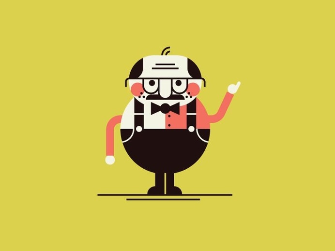 Your instructor, Phil by Alaina Johnson for Killer Infographics #character #human