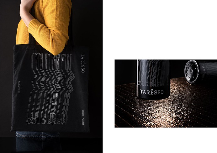Taresso Cold Brew Packaging - Mindsparkle Mag Taresso designed by Luminous Design Group is a superior quality coffee processing and distribution company. #logo #packaging #identity #branding #design #color #photography #graphic #design #gallery #blog #project #mindsparkle #mag #beautiful #portfolio #designer