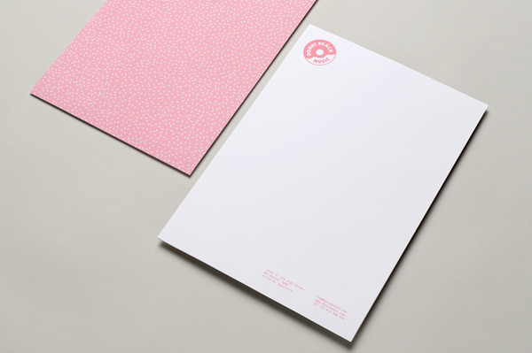 Maythorpe. » Donut Beach Music #print #identity #stationery