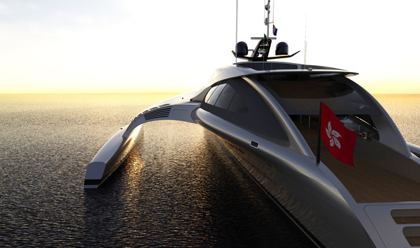 Adastra super yacht on sunset #super #adastra #yacht #modern