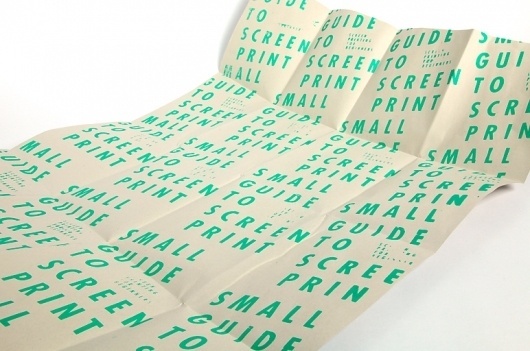 Laia Sacares. Small Guide to Screen Print #design #graphic