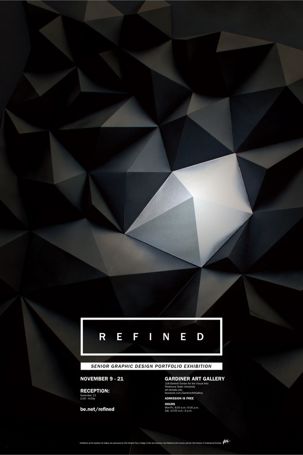 REFINED Exhibition Poster #poster