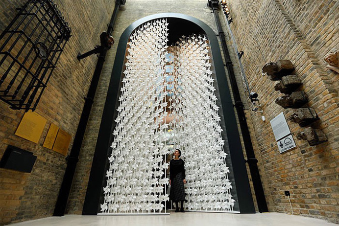 Art Installation of Windmills