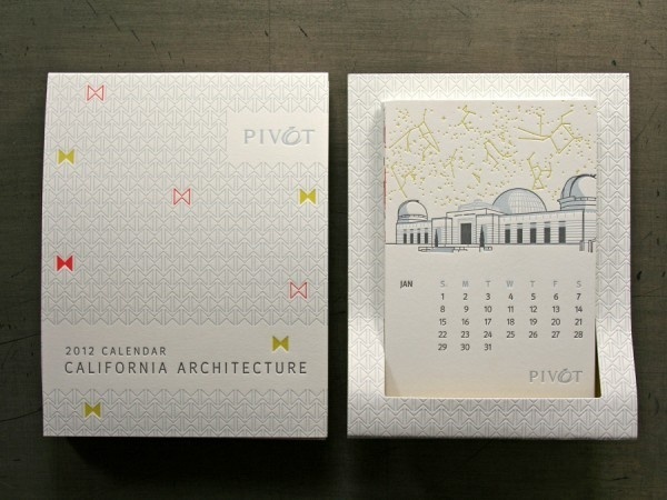 single card calendar letterpress - Google Search #calendar
