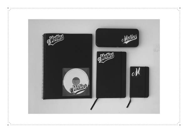 Personal branding: Adria Molins #calligraphy #lettering #script #branding #project #card #academic #retro #student #letter #photography #brush #logo #swoosh #paper #folder