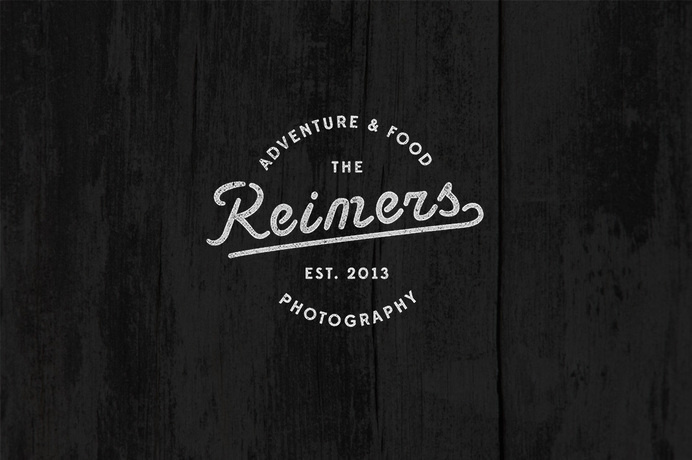 The Reimers logo #script #adventure #food #photography #logo #typography