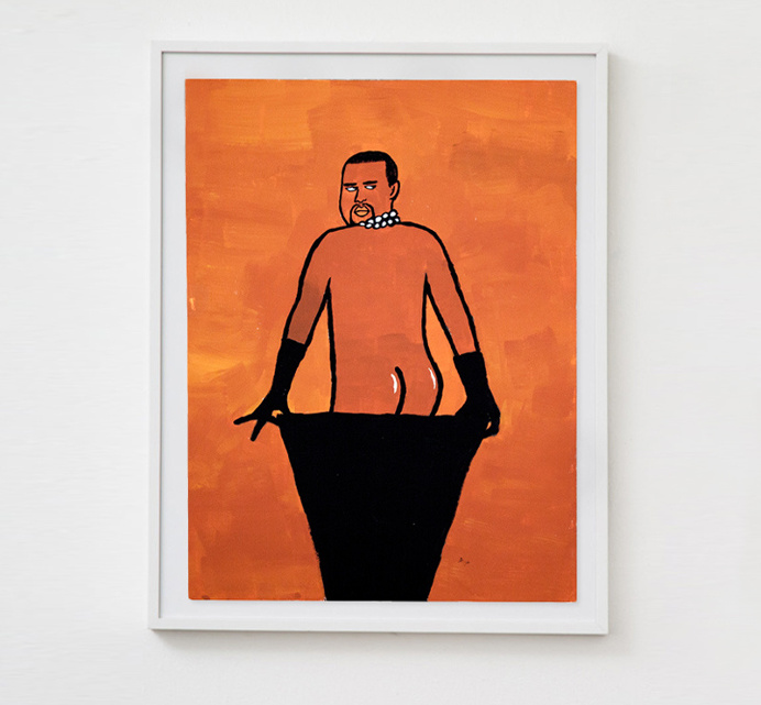 Kanye West Illustration Break the Internet Kim Kardashian