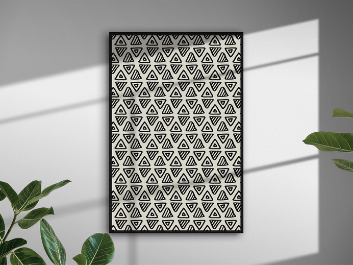 Triangle Handmade Ethnic Wall Art Design – Pikstok