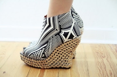 These are a few of my favorite shoes_I #amazing #shoes #wedges #print #bold