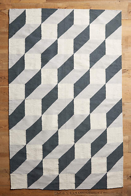 Diamond Interlock Rug, Anthropologie