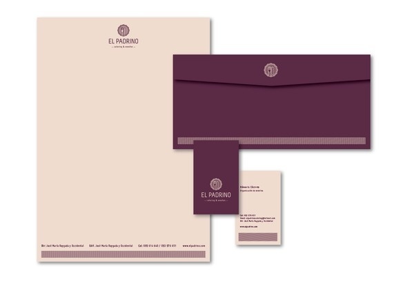 El padrino / catering & eventos #stationary #logotype #identity #branding