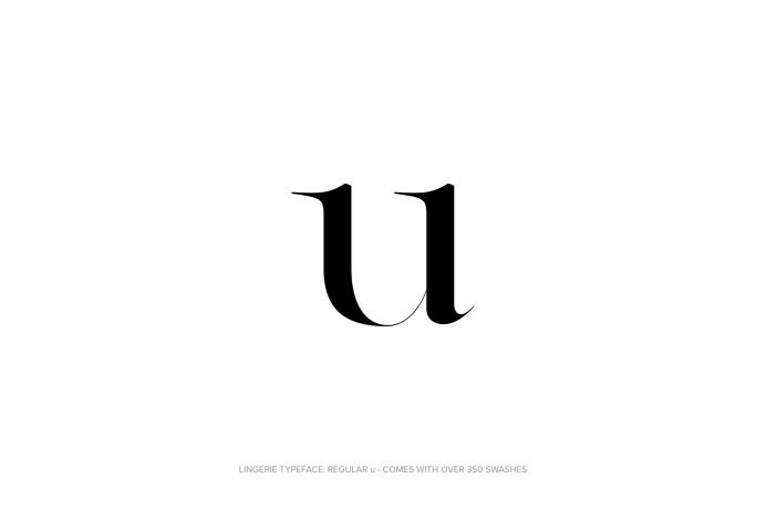 Lingerie Typeface - The Most Advanced Typeface For Fashion And Luxury by Moshik Nadav Typography #Lingerie #Typeface #Fashion #FashionTypogr