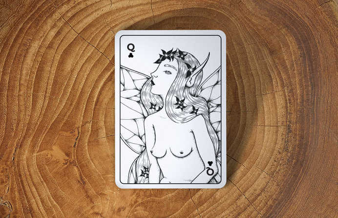From design team, Dual Originals, comes a completely hand-drawn deck of playing cards based on mythical creatures and ancient gods. #design #playing #illustration #creatures #cards #mythical