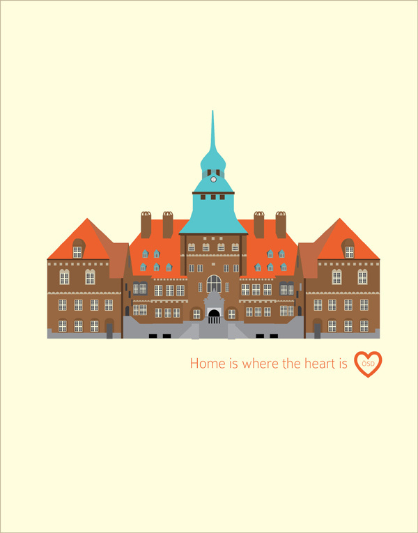 radhuset #illustration #vector #graphic #building