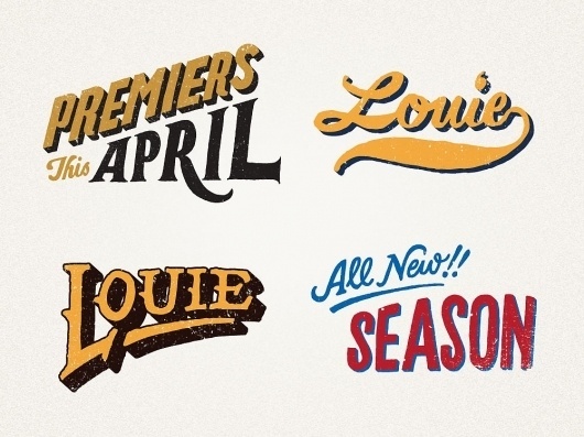 Louie - Jon Contino, Alphastructaesthetitologist #lettering #jon #contino #louie #ck #louis #hand #typography