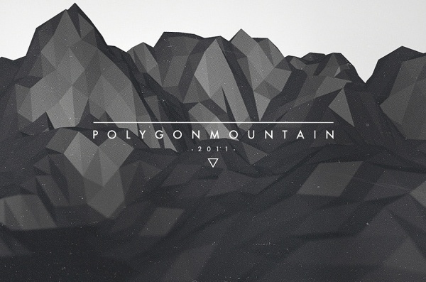 Random Graphics - Lukas Haider - Graphic Design, Photography & Cinematography. #2011 #polygon #mountain #cinema