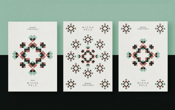 Micha Pelz Coiffure Identity Materials #poster #design #geometry #pattern
