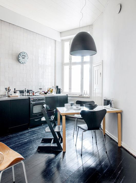 black, like i take my coffee / sfgirlbybay #interior #design #decor #kitchen #deco #decoration