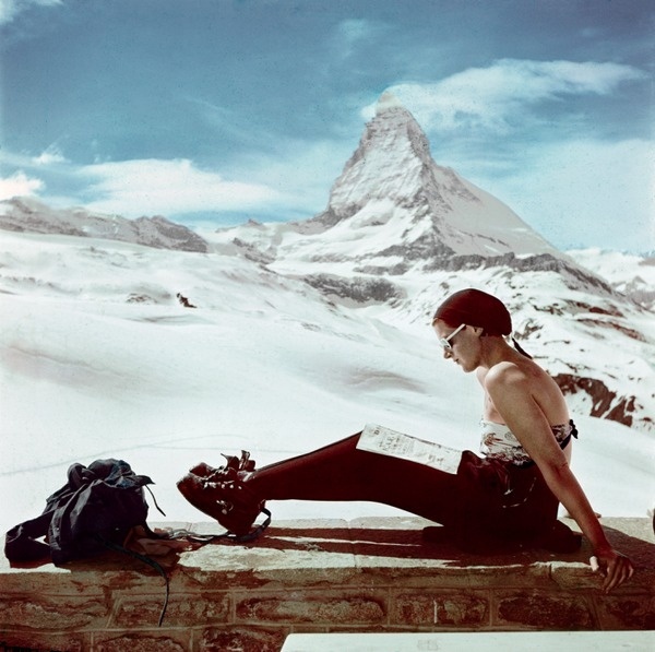 robert capa ski photographs exhibition.sw.6.robert capa show icp ss02 #switzerland #photography #vintage #film #matterhorn