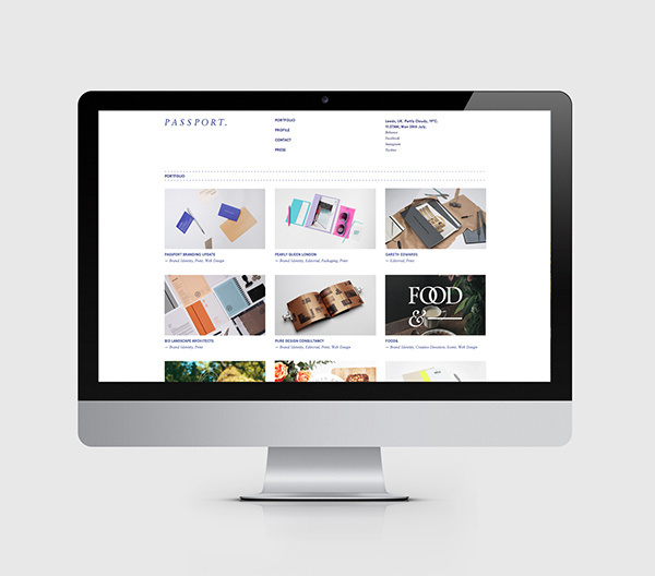Passport Branding Update on Behance #branding #portfolio #design #identity #passport #layout #web