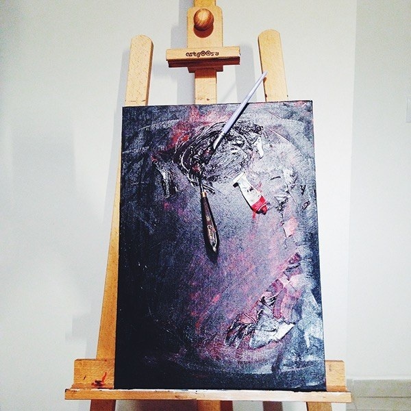 The Birth and Death on Behance #modern #art #oil