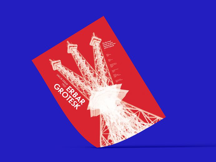 Erbar Grotesk Type Specimen on Student Show