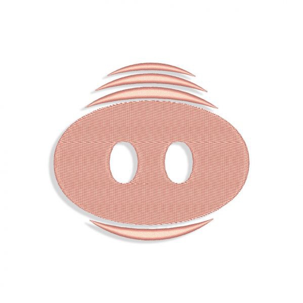 Pigs Nose Embroidery design