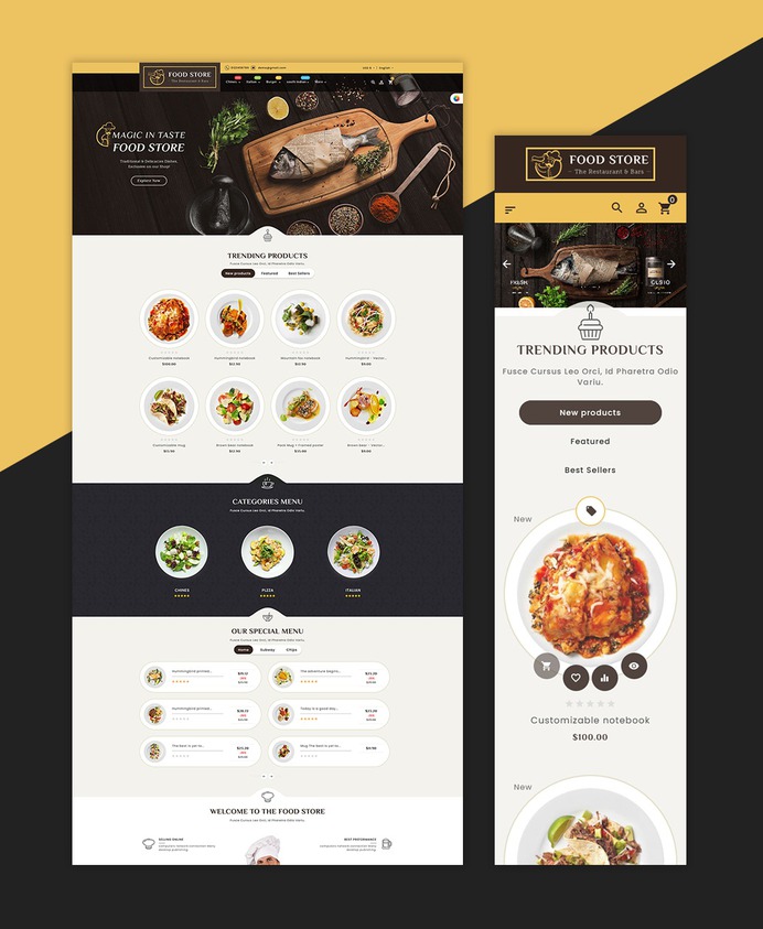 #Royal #Restaurant #Food Store - #Prestashop #Responsive #Theme | #TemplateTrip #eCommerce #Website #Design #Template