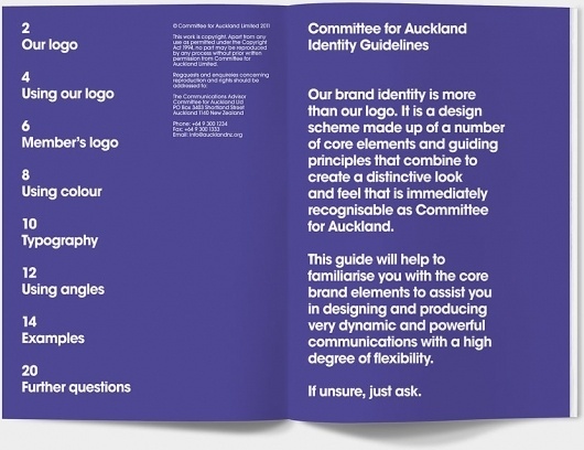 Committee for Auckland Brand Identity by Everything Design; a Branding & Graphic Design Company Auckland New Zealand. Everything Design. #br