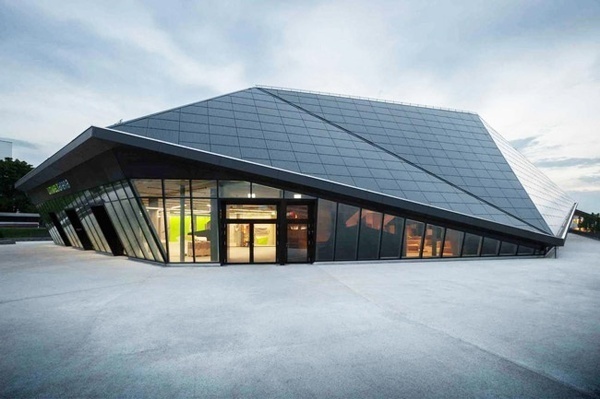 Umwelt Arena, Renxc3xa9 Schmid, LTVs, Lancia TrendVisions #architecture