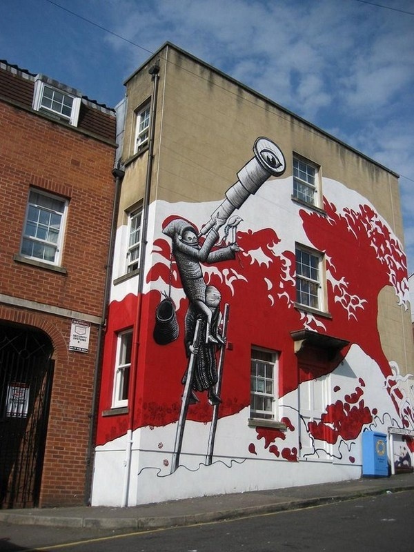 Amazing street art #abstract #surrealism #art #street #surreal