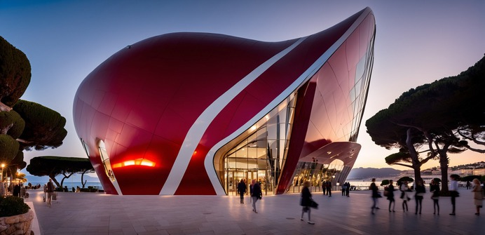 Creative Architecture design by Moshe Katz Architect. Film Festical in Cannes design of theatres and Halls
עיצוב ותכנון אדריכלי, אדריכלות  pxyhck vxryho c בקאן  תיאטרון והיכלי תרבות עי משה כץ אדריכל