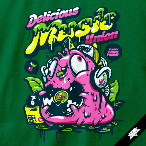 delicious_music #apparel #design #illustration #music #character