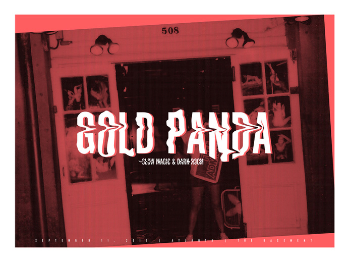 Gold Panda #concertposter #poster #concert #show #goldpanda