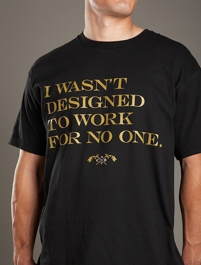 I Wasn't Designed Black T-Shirt [S11-BLK-Designed-T] : Calico No.9 Store, Live In The Last #swag #lookbook #designed #serif #calico9 #street #fashion #style