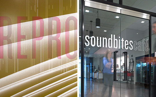 NPR Headquarters. Designed by Poulin + Morris / www.enviromeant.com #graphics #wall