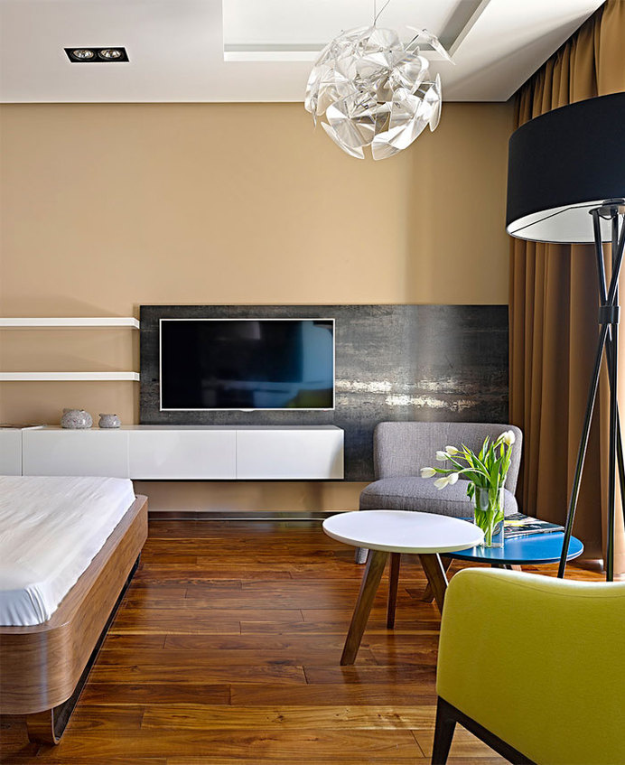 Chic Moscow Studio chic moscow studio interior #interior #small #design #decor #appartment