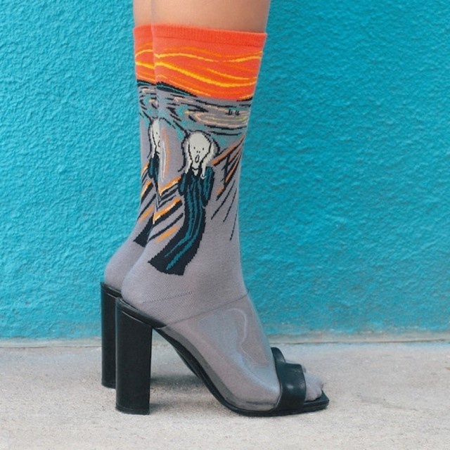 Art Masterpieces Recreated on Socks