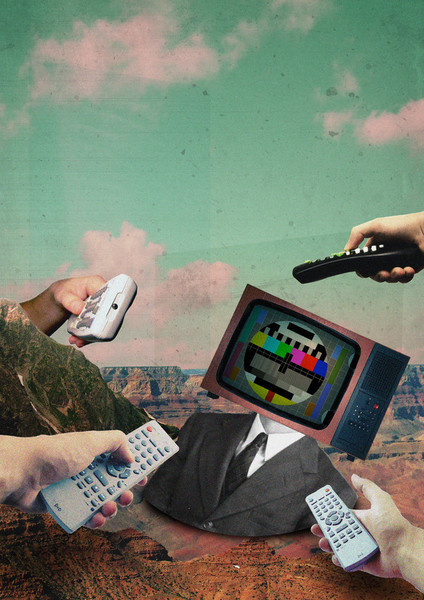 Control freak #modern #surrealism #vintage #art #collage