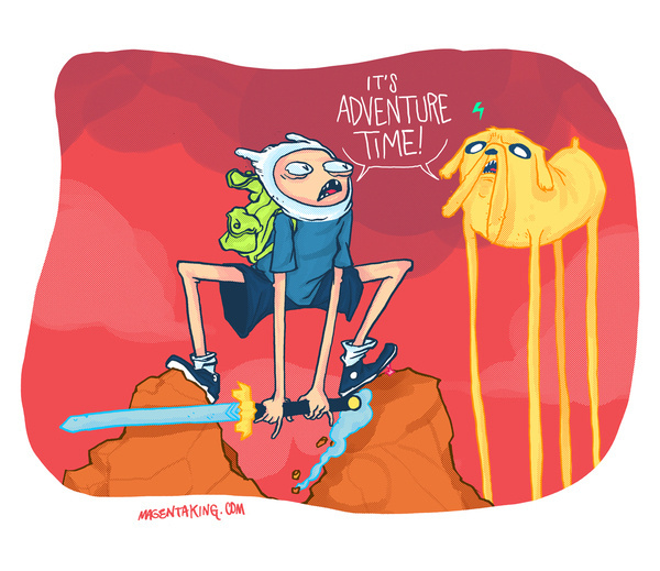 It's Adventure Time #adventure #magentaking #time #fanart