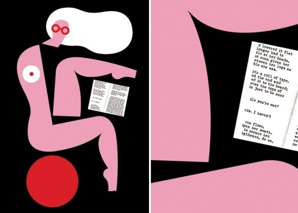 Olimpia Zagnolis Illustrations6 #pink #illustration #black