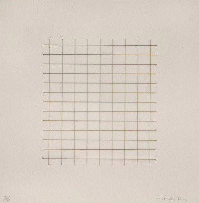 On A Clear Day, 1973, Agnes Martin