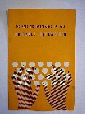FFFFOUND! | typewriter manual | Flickr - Photo Sharing! #cover #illustration #typewriter #manual