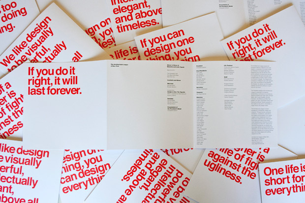 The Five Vignelli-isms #massimo #helvetica #vignelli