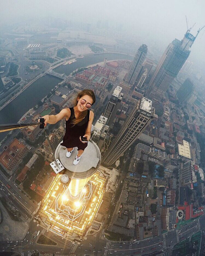 Meet Angela Nikolau, The Russian Girl Who Takes the World's Riskiest Photos