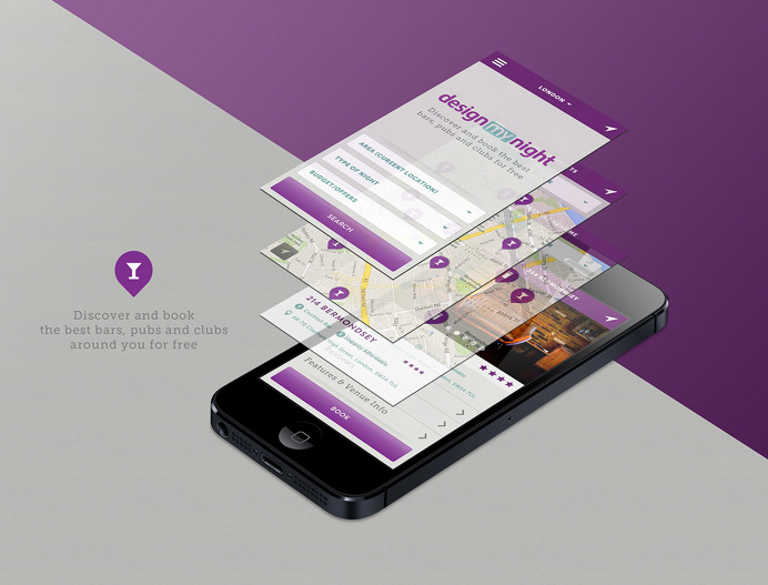 Design My Night App design