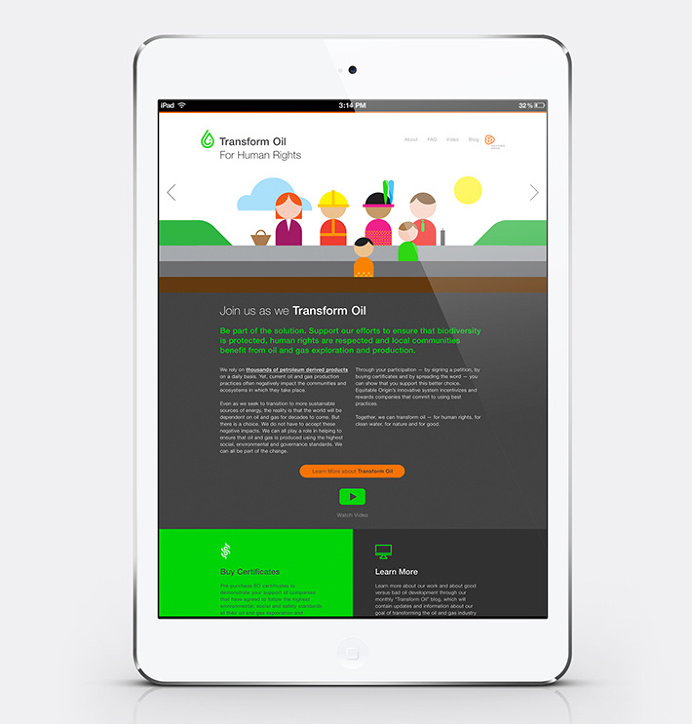 Transform Oil by Face. #website
