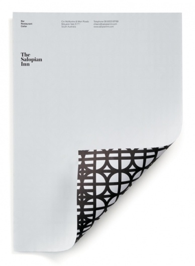 Identity Work by Parallax Design #white #stationery #print #black #parallax